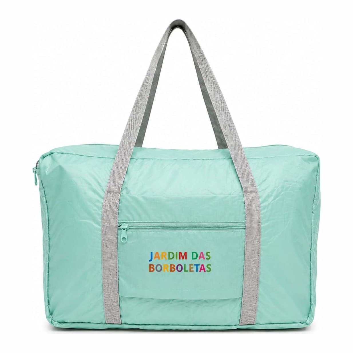Bolsa Dobrável Jardim das Borboletas — Verde