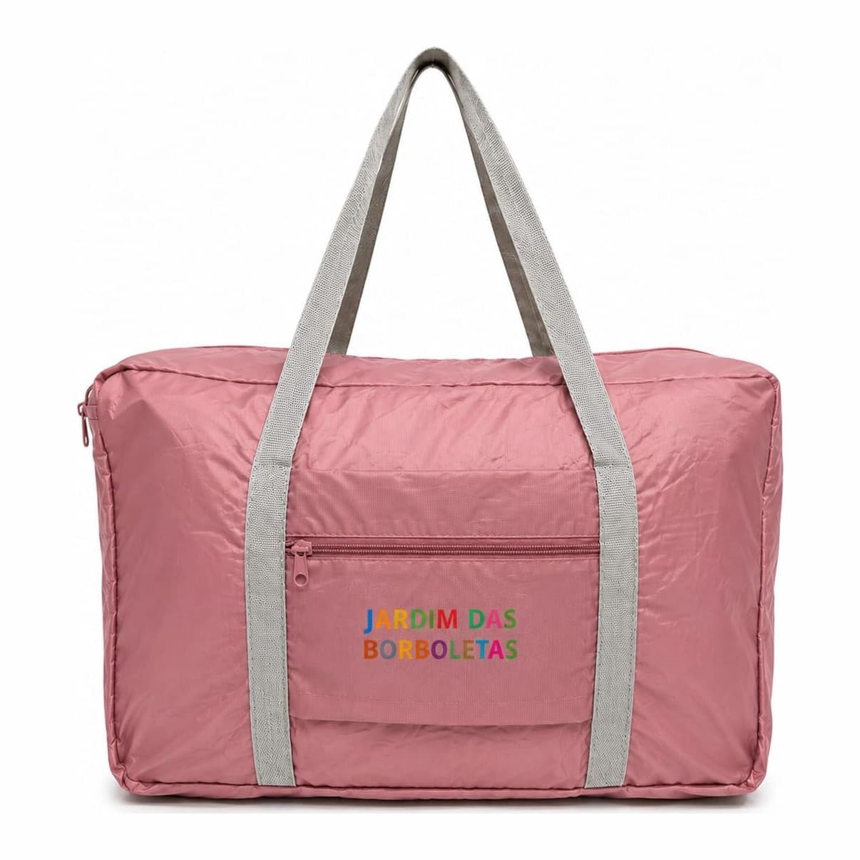 Bolsa Dobrável Jardim das Borboletas — Salmão