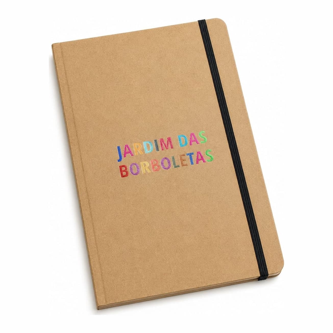 Caderno Kraft Jardim das Borboletas —